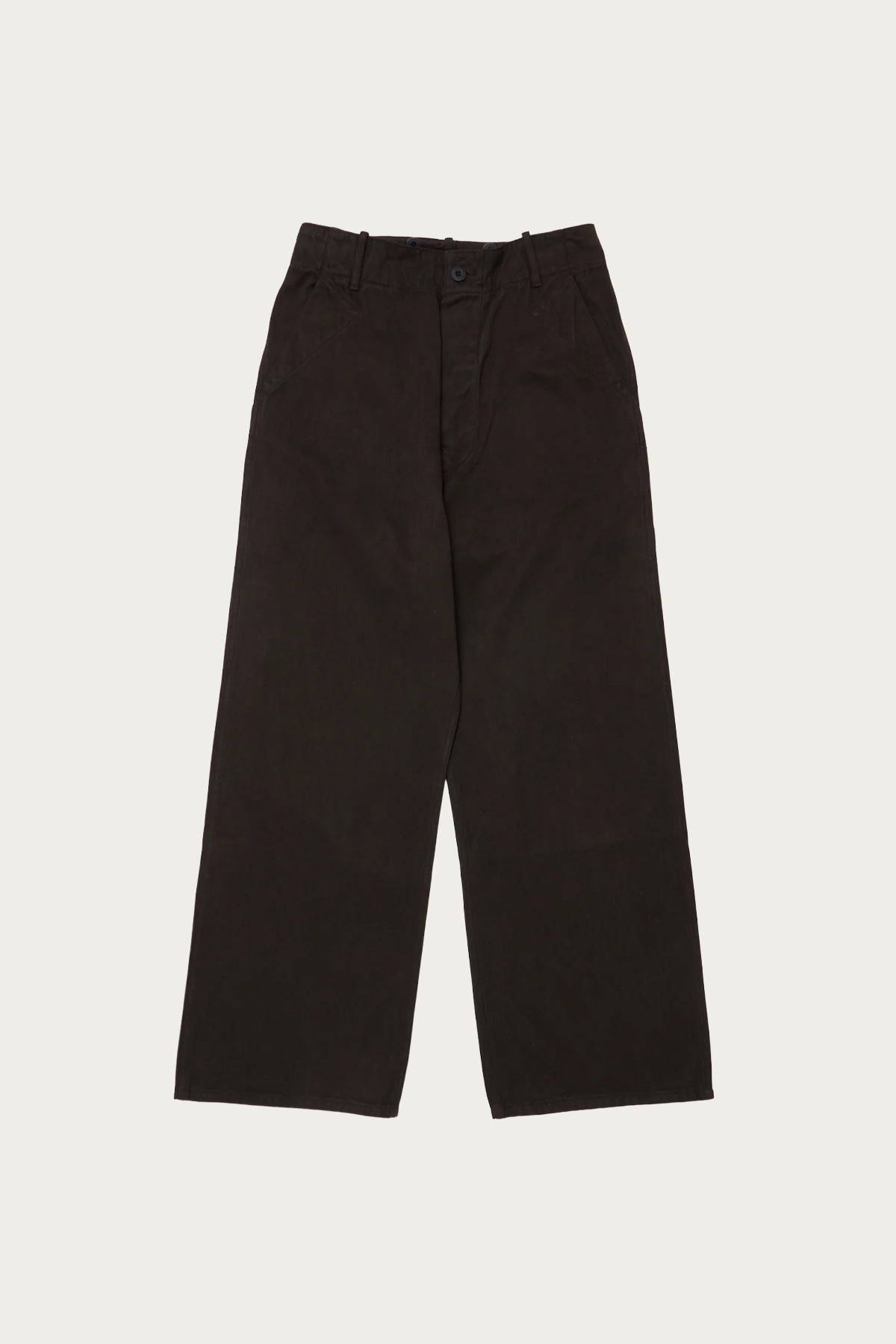 Taiga Takahashi - Lot. 223 British Work Trousers - Mud Dyed Brown - Canoe Club