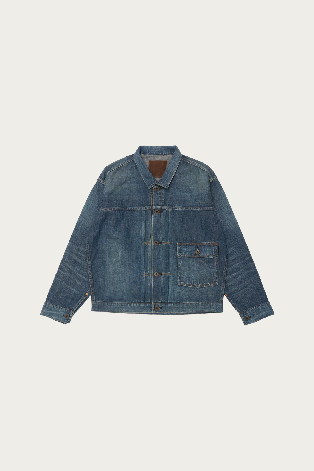 Taiga Takahashi - Lot. 720 Damaged Denim Jacket c.1930's - Damaged Indigo - Canoe Club