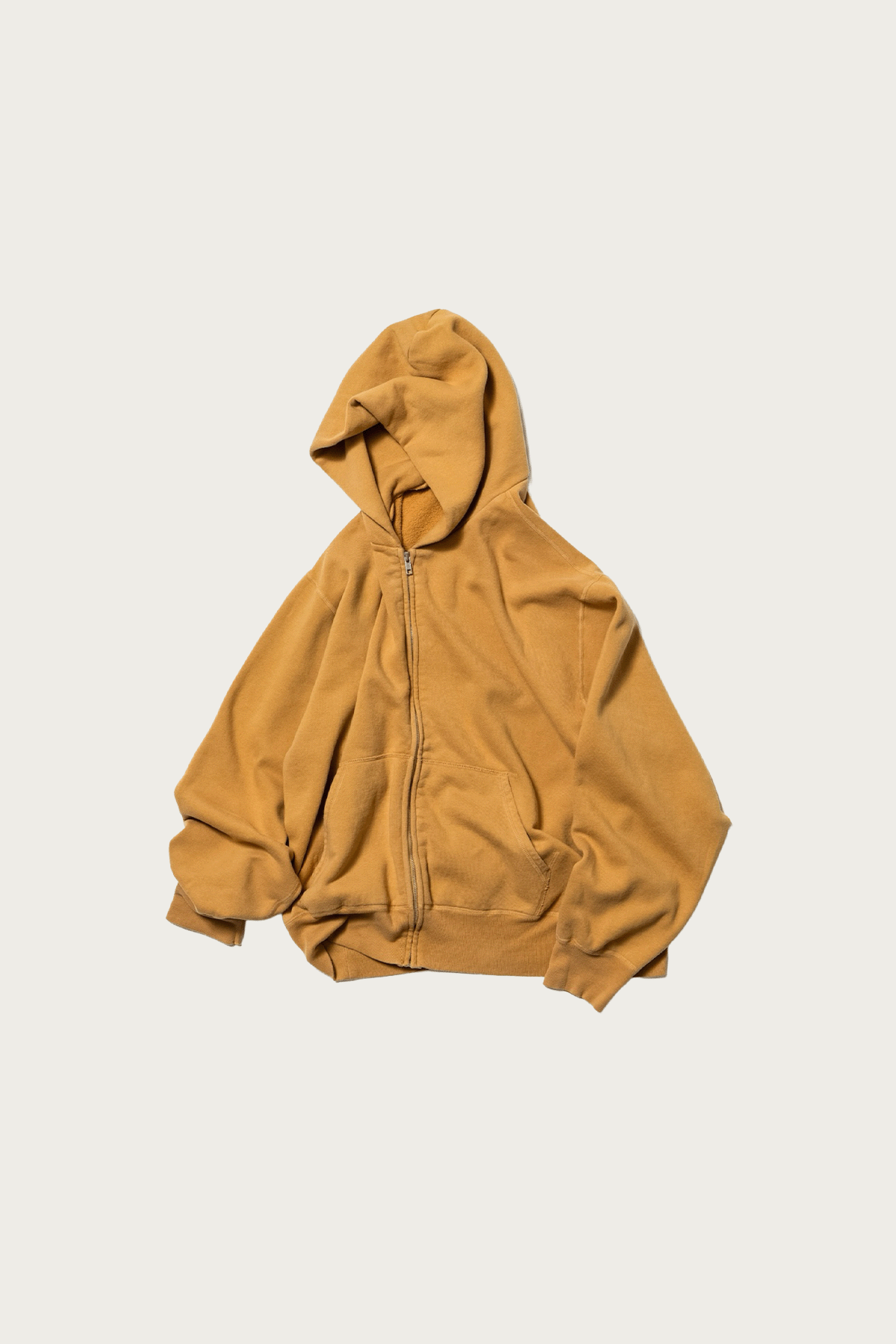 Unlikely Dry Goods - Zip Hoodie - Mustard - Canoe Club