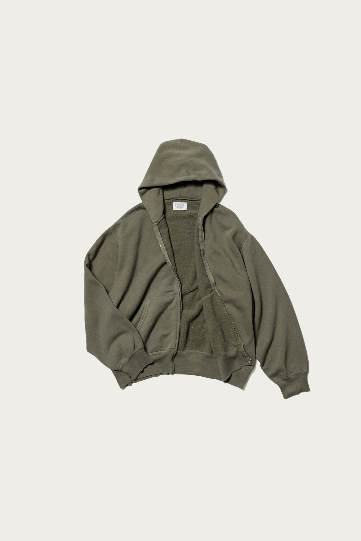 Unlikely Dry Goods - Zip Hoodie - Sage Green - Canoe Club
