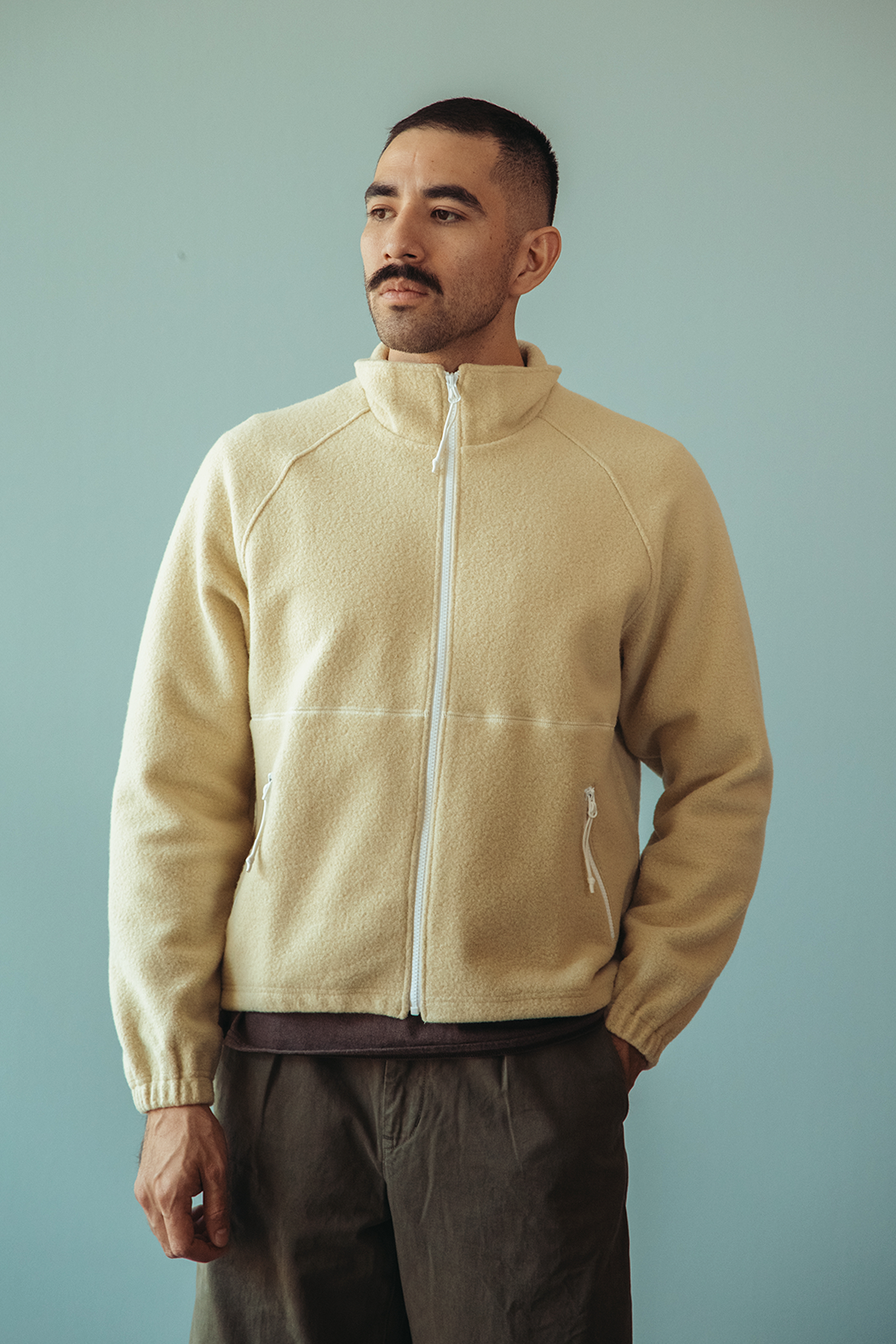 URU - Zip Up Blouson - L.Yellow - Canoe Club