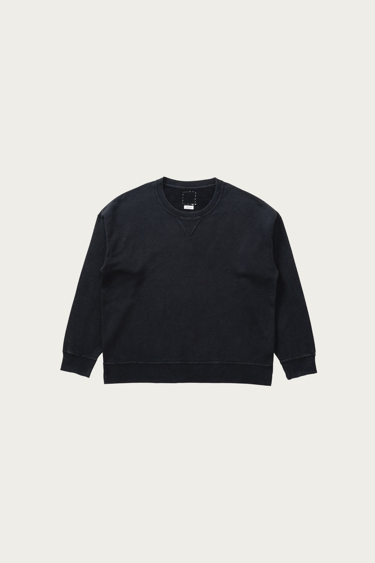 Visvim - Jumbo SB Sweat L/S DMGD - Black - Canoe Club
