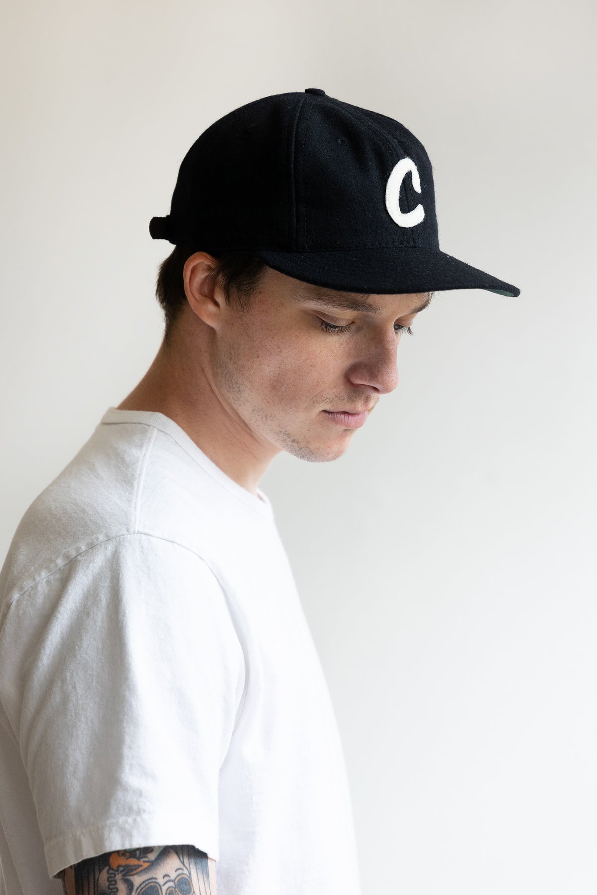 Canoe Club Collaborations - Canoe Club x Ebbets Field Ball Cap - Black - Canoe Club