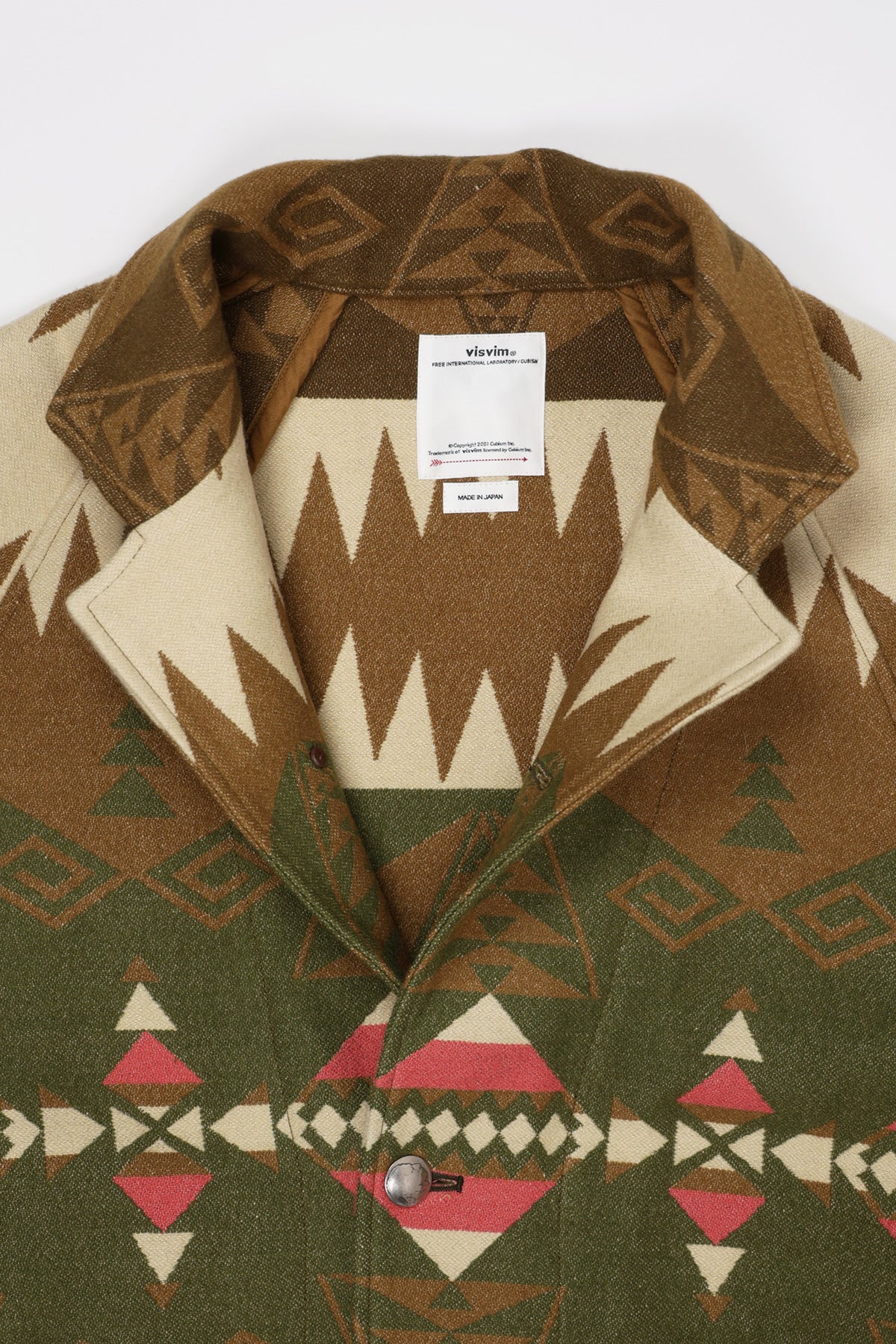 Visvim - Hopiland Coat Native Blanket - Khaki - Canoe Club