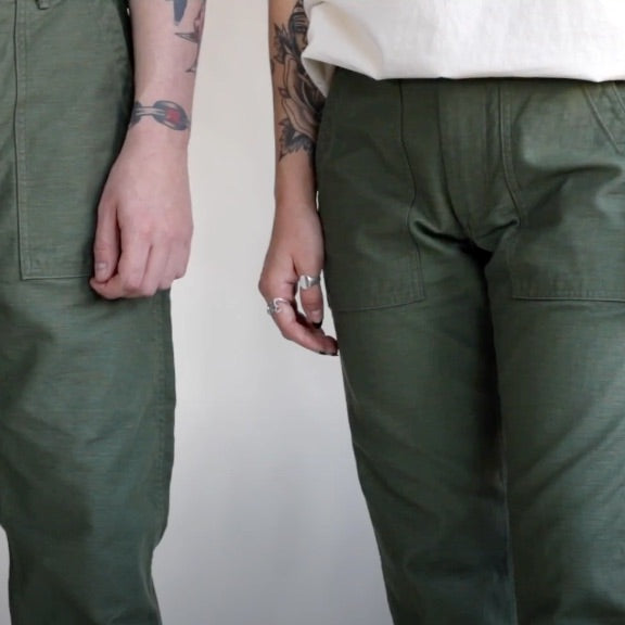 Trying On our Core orSlow Denim + Pants