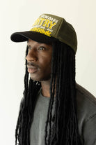 Kapital - KOUNTRY DIRTY SHRINK Trucker CAP - Burgundy x Gold - Canoe Club