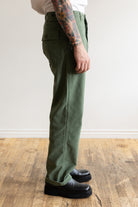 orSlow - U.S. Army Fatigue Pants Used Wash (Regular Fit) - Green Used - Canoe Club