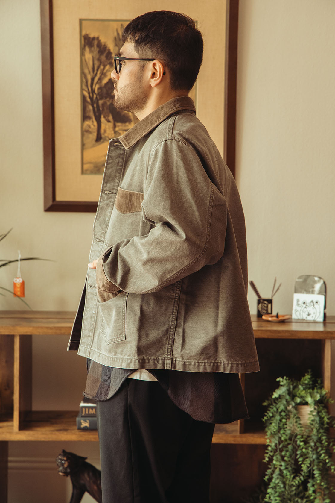 Unlikely Dry Goods - Old Hunter Jacket - Used Black - Canoe Club