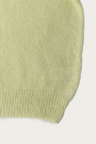 Auralee - Brushed Super Kid Mohair Knit Polo - Light Lime - Canoe Club