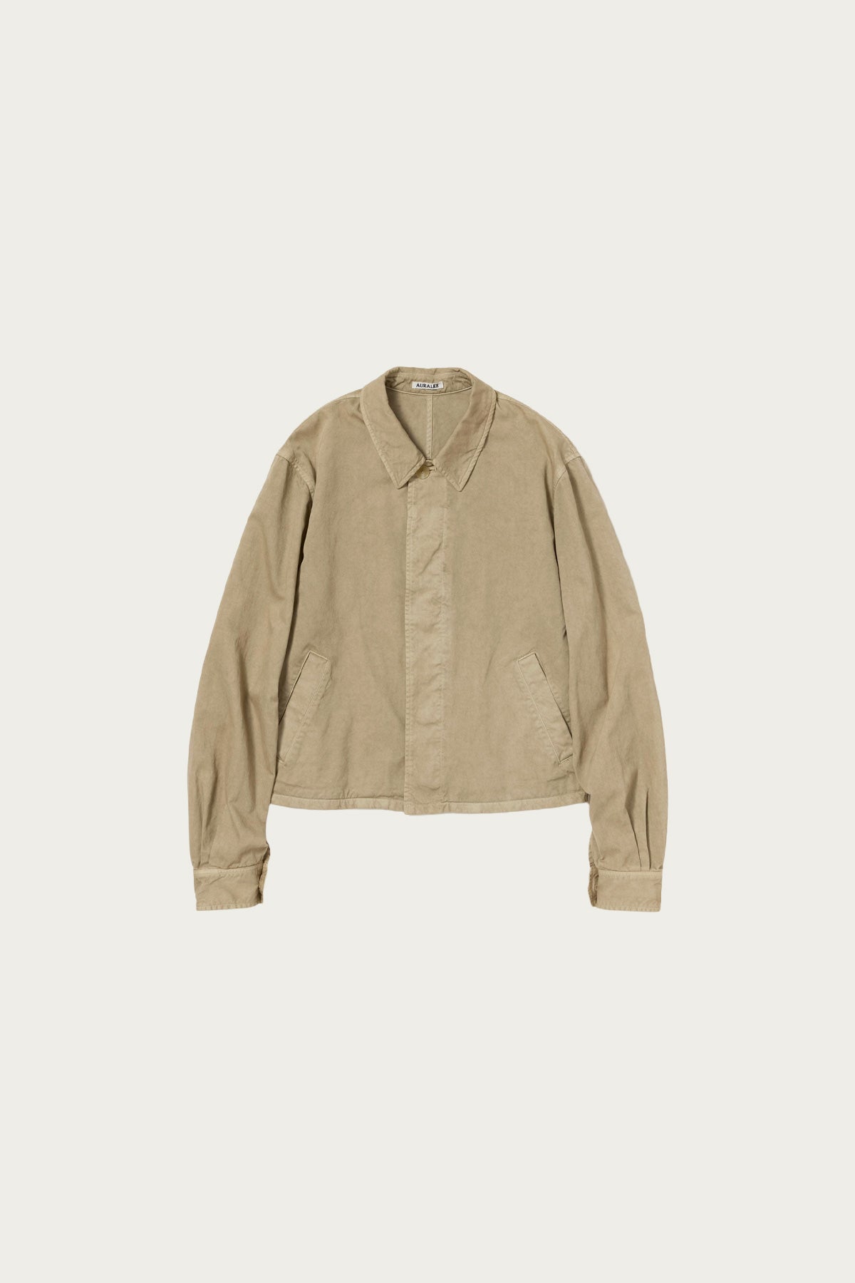 Auralee - Garment-Dyed Finx Light Chino Blouson - Beige - Canoe Club