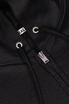 Auralee - High-Twist Compact Sweat Zip Parka - Ink Black - Canoe Club