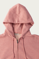 Auralee - High-Twist Compact Sweat Zip Parka - Top Pink - Canoe Club