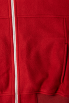 Auralee - Pure Silk Comfort Fleece Zip Blouson - Red - Canoe Club