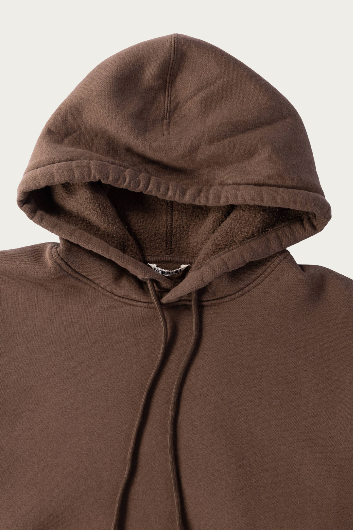 Auralee - Smooth Soft Sweat P/O Parka - Dark Brown - Canoe Club