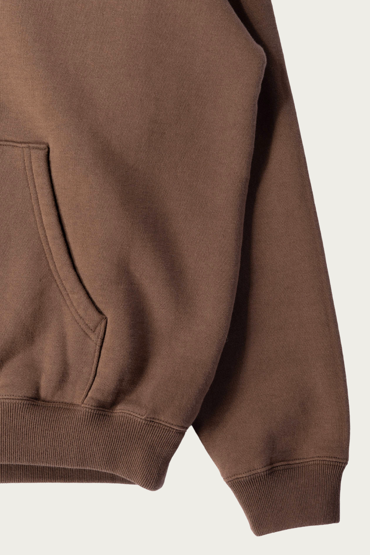 Auralee - Smooth Soft Sweat P/O Parka - Dark Brown - Canoe Club
