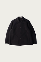 Auralee - Super Fine Wool Melton Hand Sewn Blouson - Black - Canoe Club