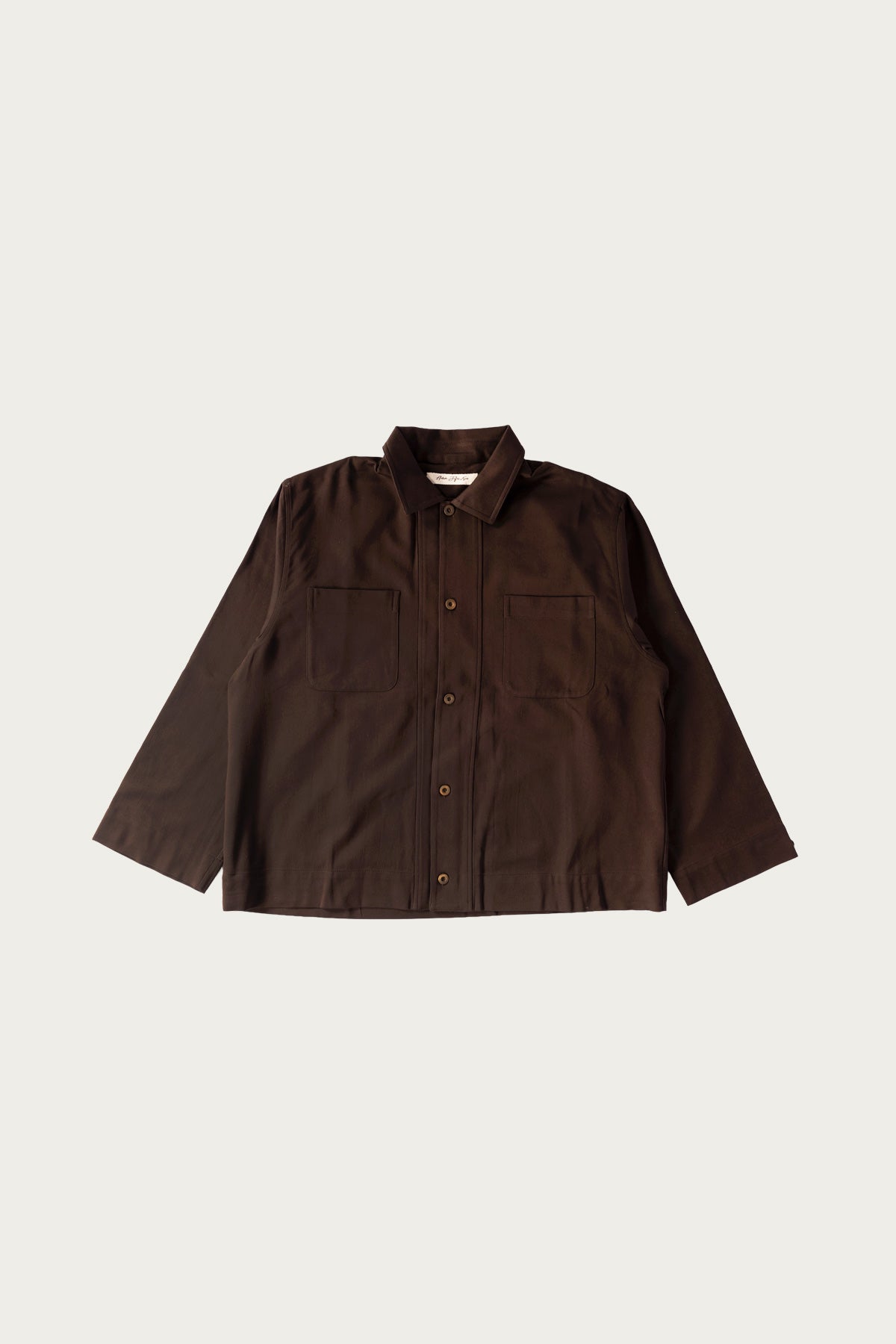 Aviva Jifei Xue - Boxy Shirt - Chocolate - Canoe Club