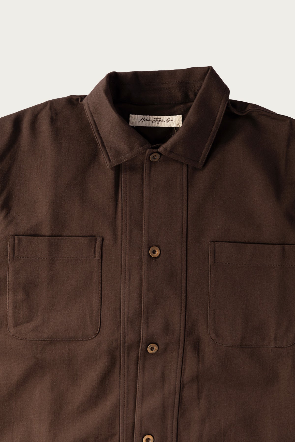 Aviva Jifei Xue - Boxy Shirt - Chocolate - Canoe Club
