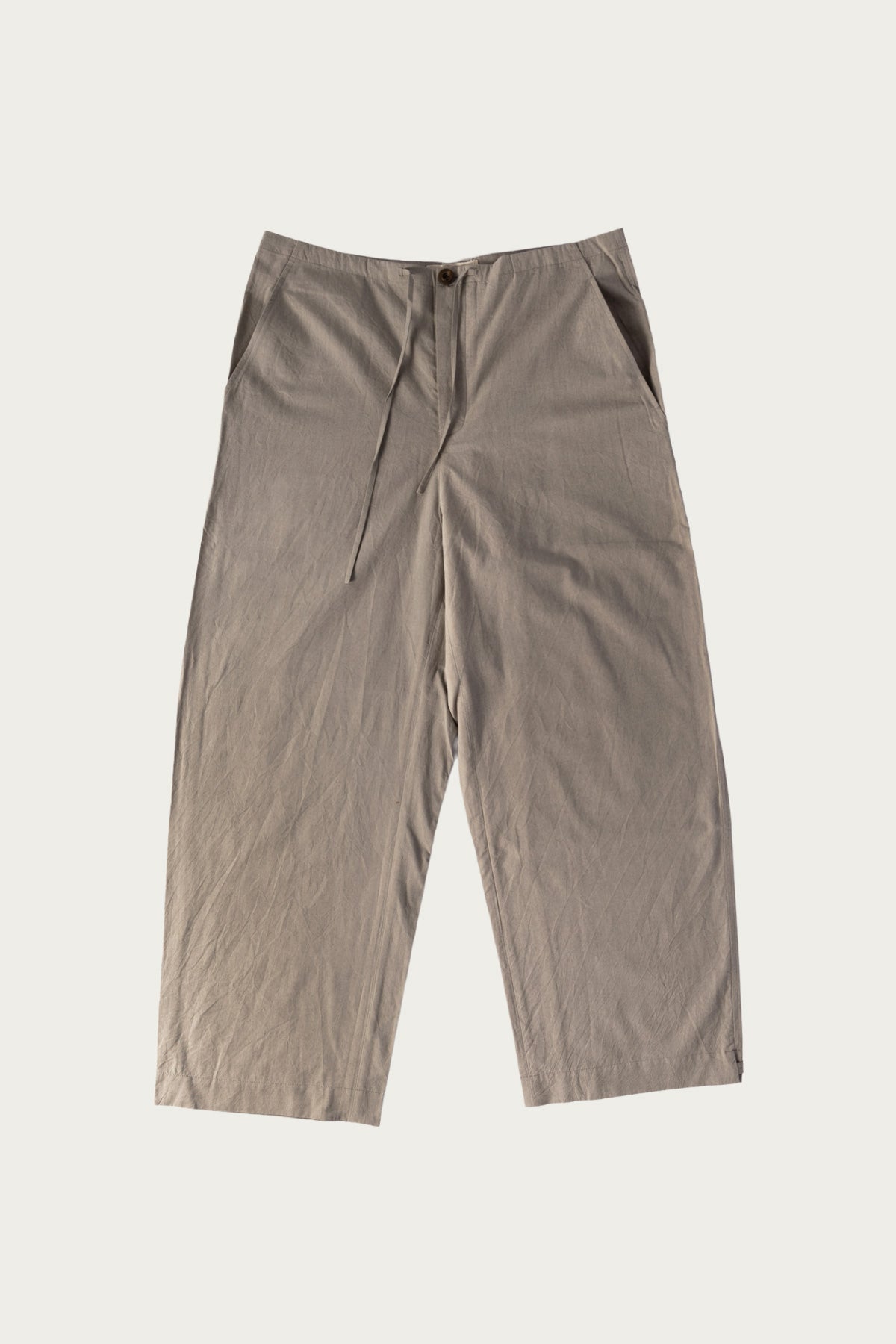 Aviva Jifei Xue - Drawstring Pant - Warm Grey - Canoe Club