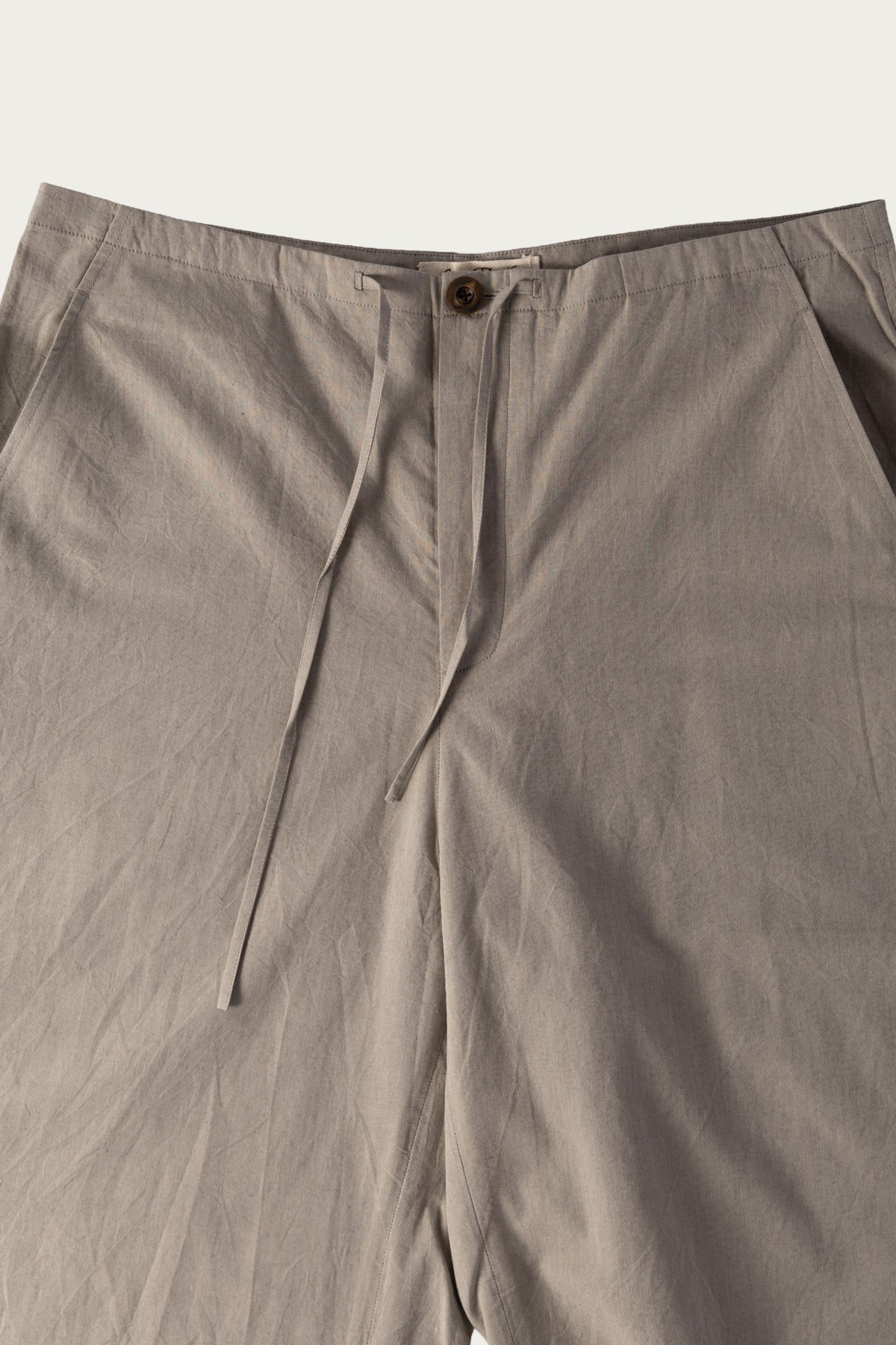 Aviva Jifei Xue - Drawstring Pant - Warm Grey - Canoe Club