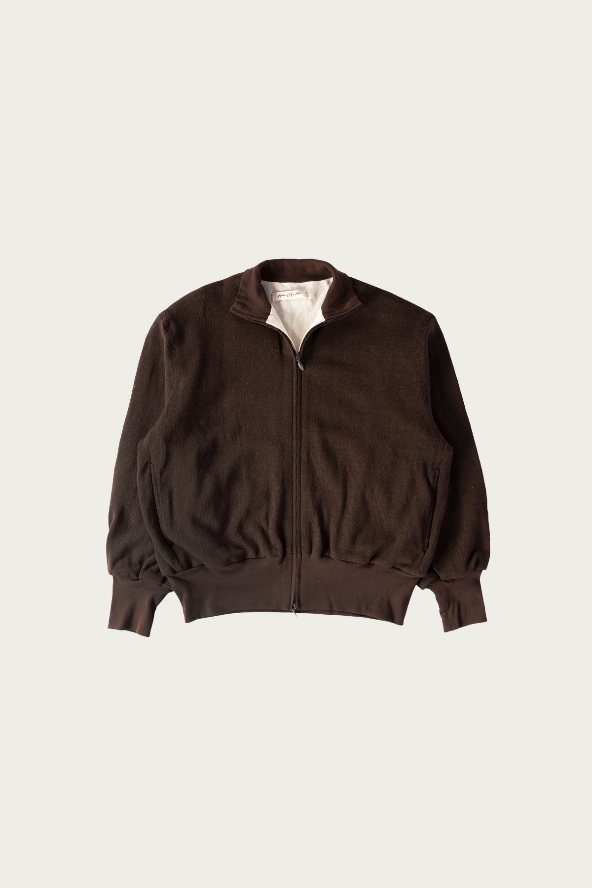 Aviva Jifei Xue - Drivers Knit Blouson - Deep Brown - Canoe Club