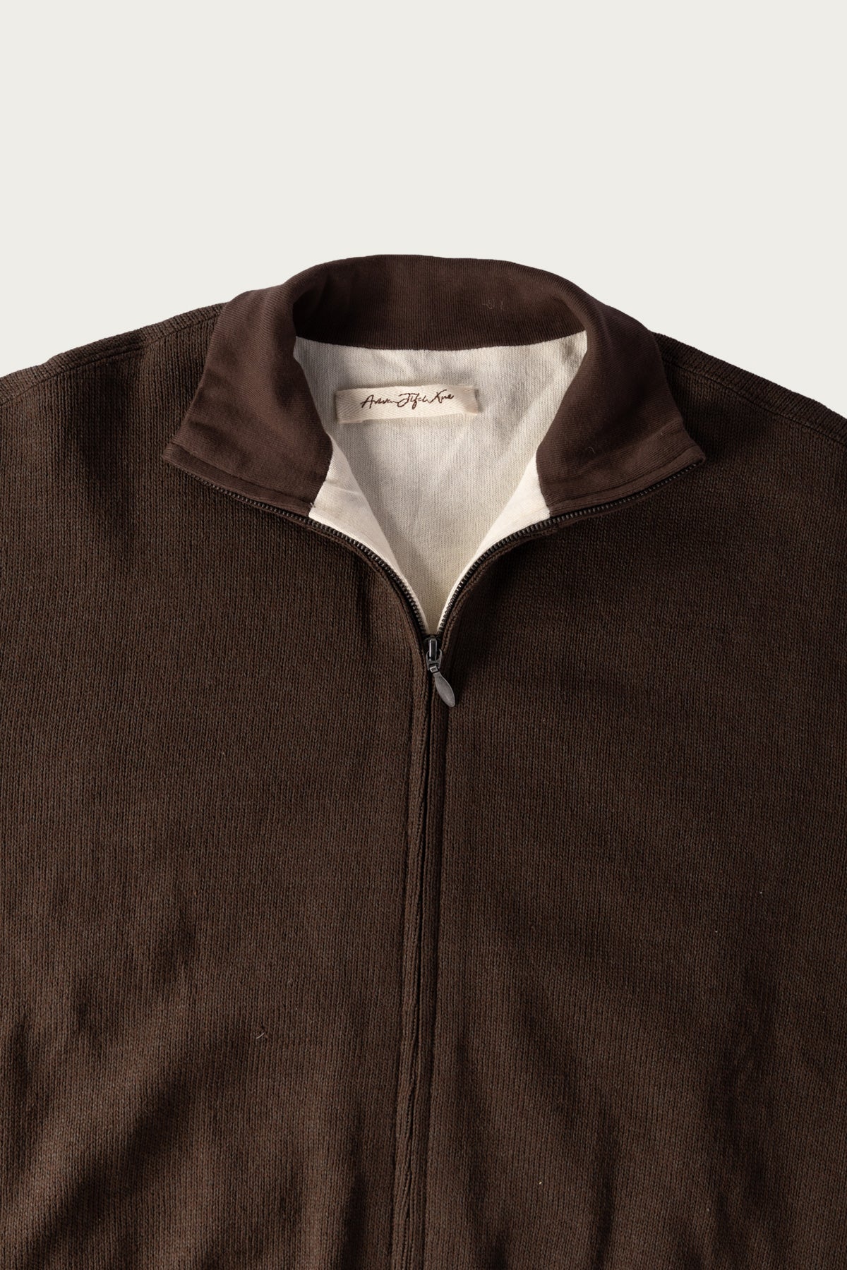 Aviva Jifei Xue - Drivers Knit Blouson - Deep Brown - Canoe Club