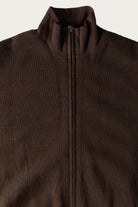 Aviva Jifei Xue - Drivers Knit Blouson - Deep Brown - Canoe Club