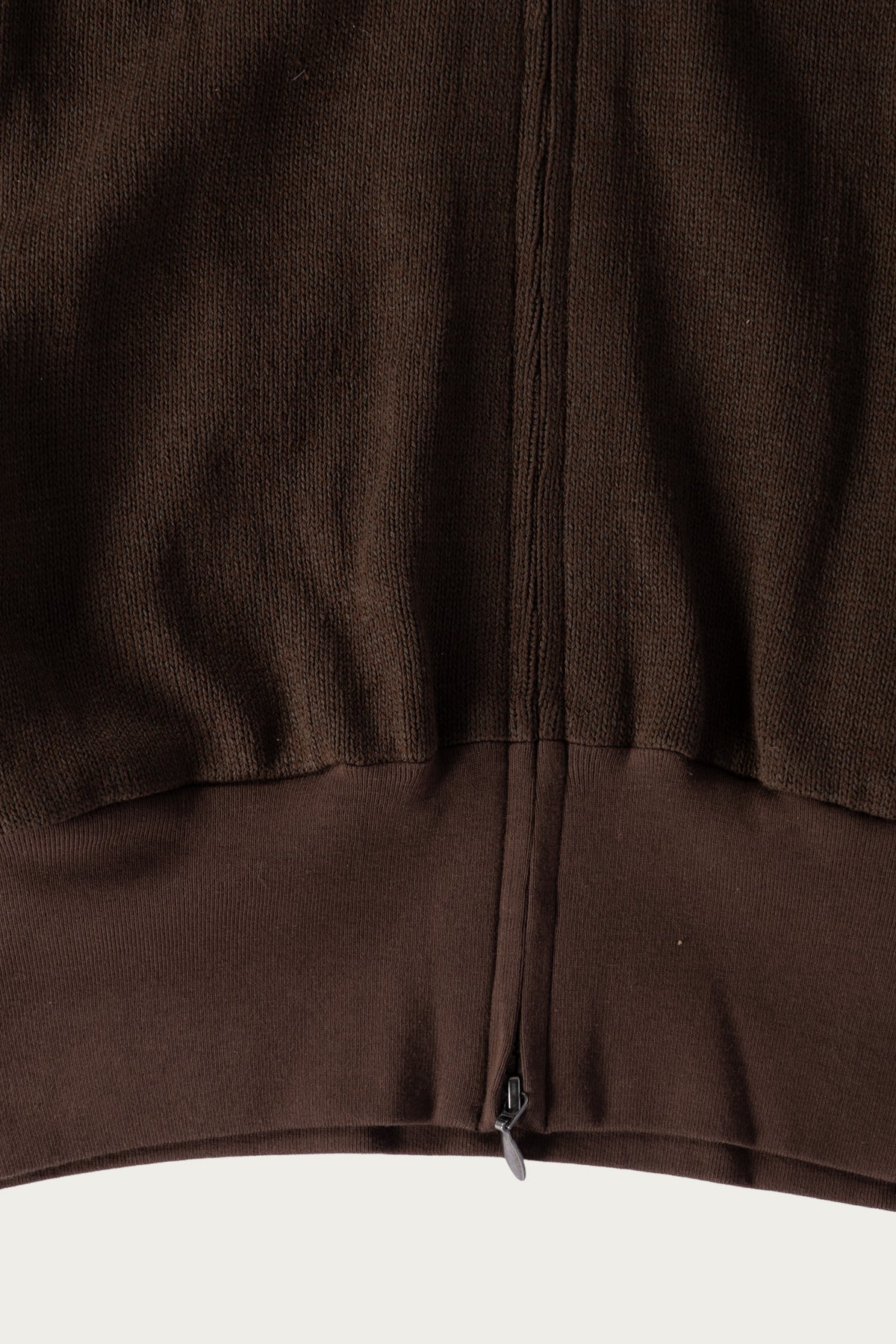 Aviva Jifei Xue - Drivers Knit Blouson - Deep Brown - Canoe Club