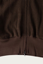 Aviva Jifei Xue - Drivers Knit Blouson - Deep Brown - Canoe Club
