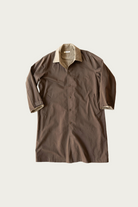 Aviva Jifei Xue - Long Mac Coat - Washed Brown - Canoe Club