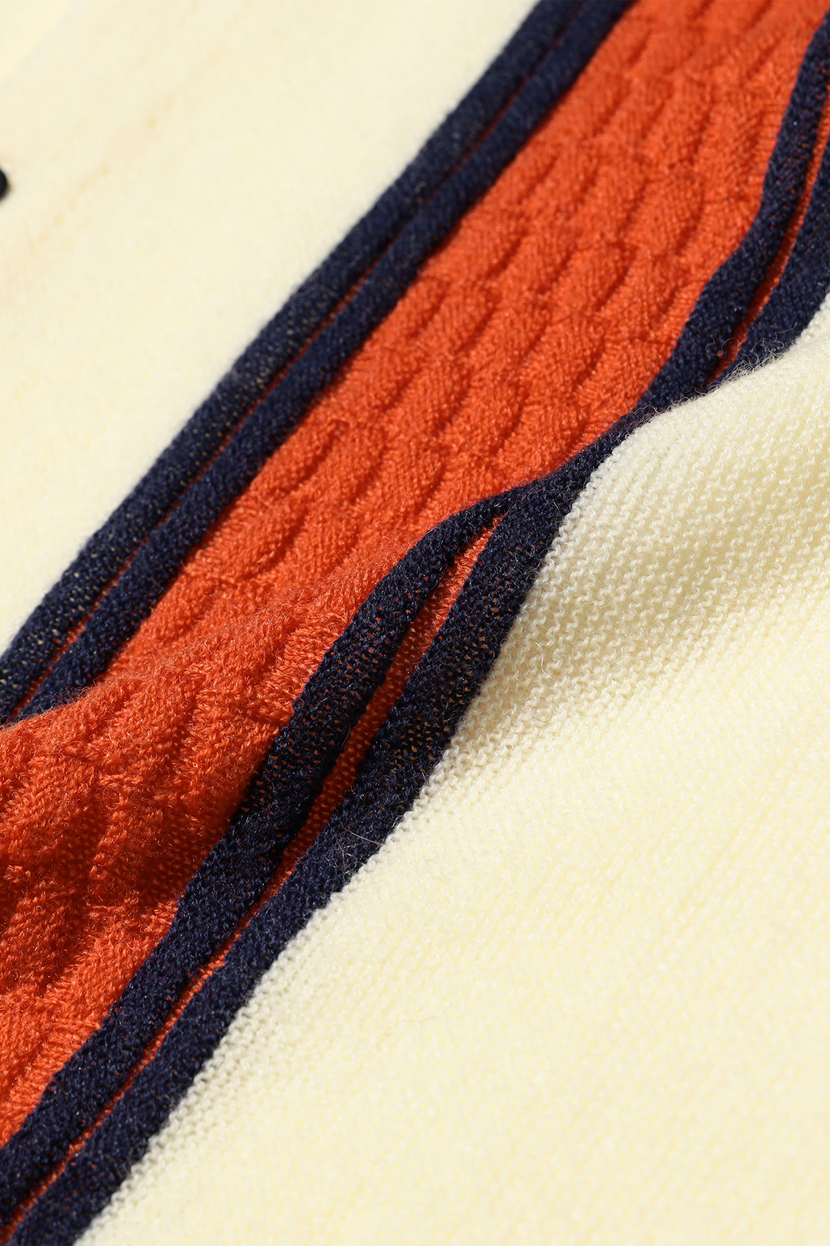 Beams Plus - Knit Polo Stripe - White - Canoe Club