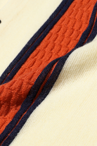 Beams Plus - Knit Polo Stripe - White - Canoe Club