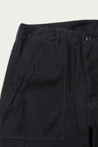 Beams Plus - MIL Utility Trousers Reversed Sateen - Black - Canoe Club