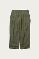 Beams Plus - MIL Utility Trousers Reversed Sateen - Olive Green - Canoe Club