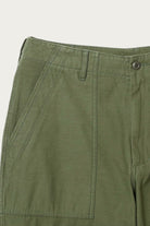 Beams Plus - MIL Utility Trousers Reversed Sateen - Olive Green - Canoe Club