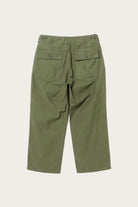 Beams Plus - MIL Utility Trousers Reversed Sateen - Olive Green - Canoe Club