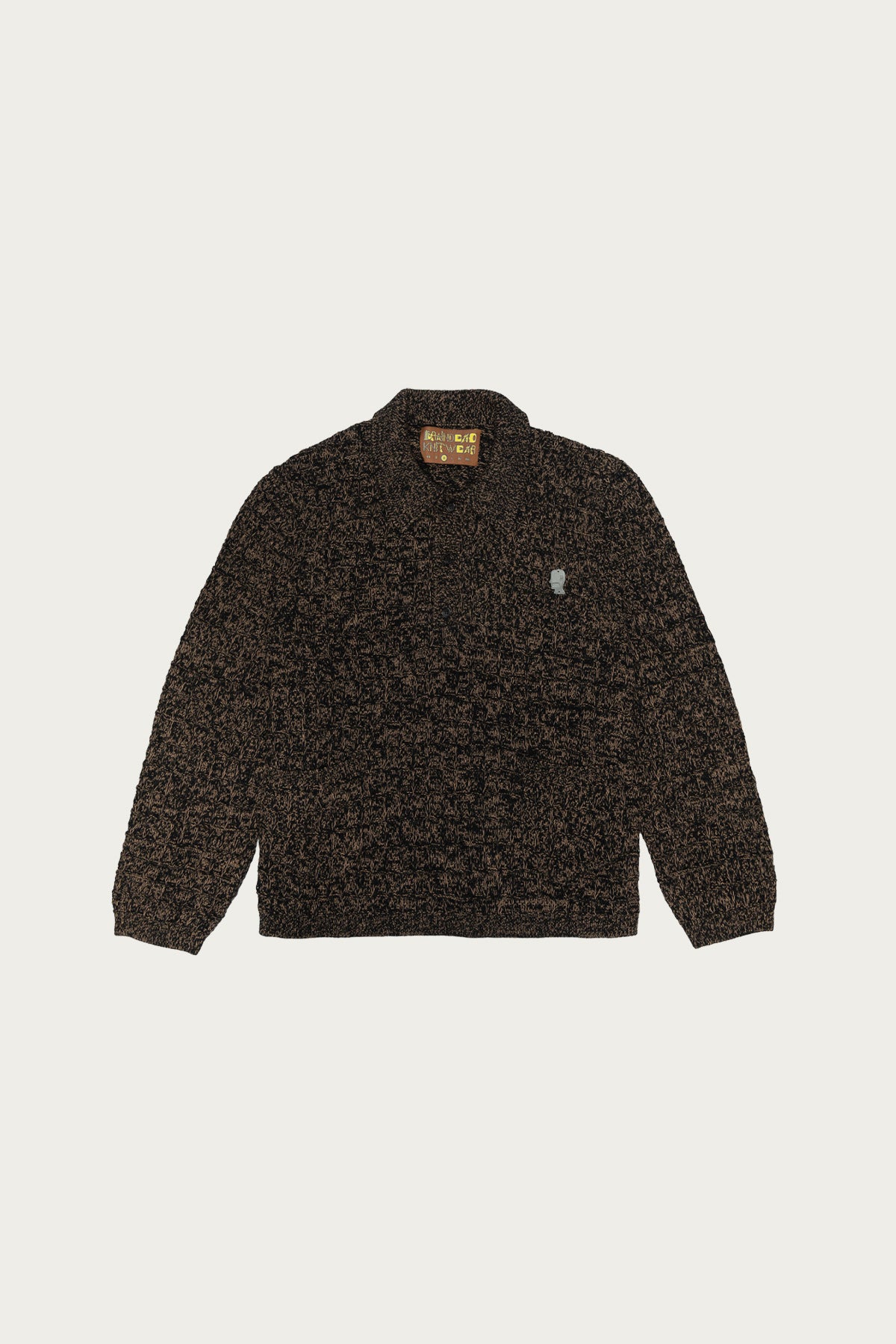 Brain Dead - Waffle Pullover Sweater - Charcoal - Canoe Club
