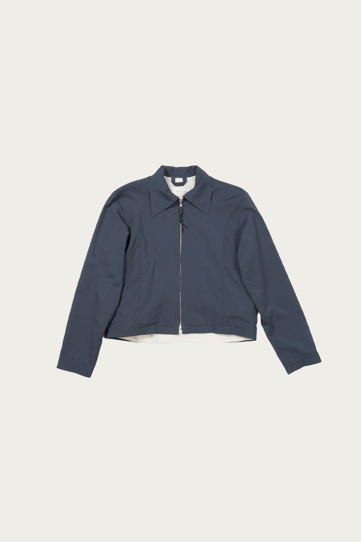 Camiel Fortgens - Fitted Zip Jacket - Petrol Light Wool - Canoe Club