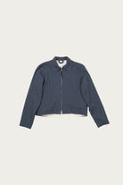 Camiel Fortgens - Fitted Zip Jacket - Petrol Light Wool - Canoe Club