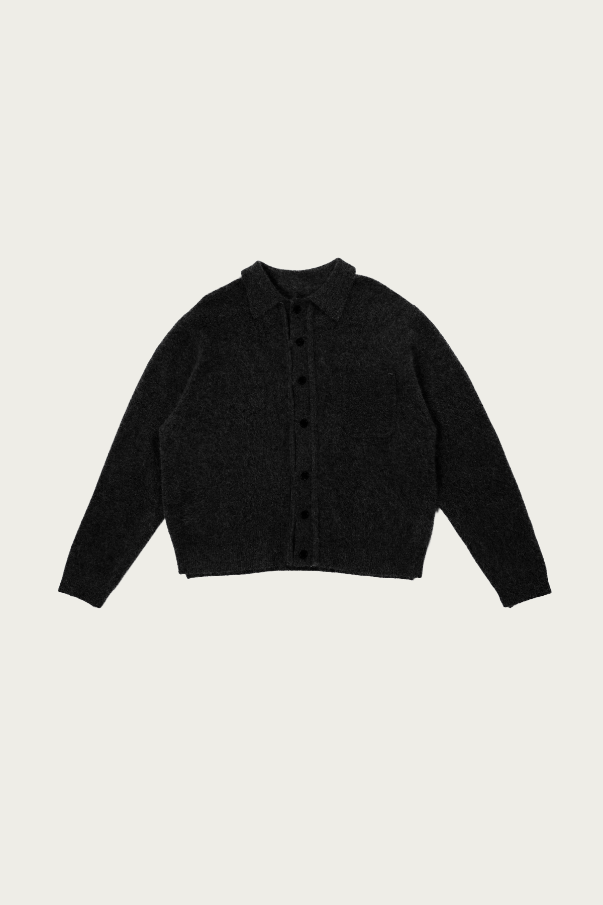 Camiel Fortgens - Hairy Cardigan - Black - Canoe Club
