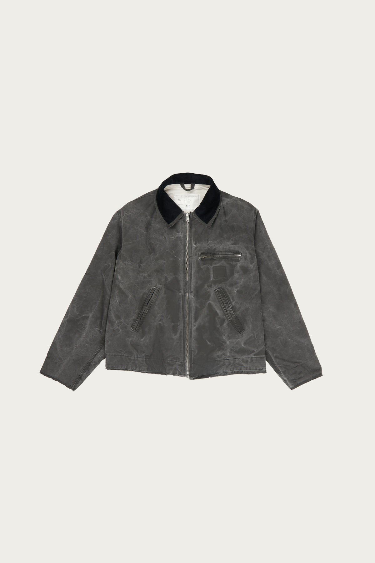 Camiel Fortgens - Worker Jacket - Black Vintage Wash - Canoe Club