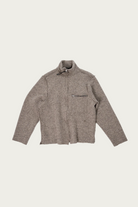 Camiel Fortgens - Zip-Up Knit - Melange Brown - Canoe Club