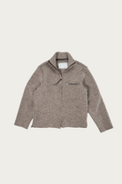 Camiel Fortgens - Zip-Up Knit - Melange Brown - Canoe Club