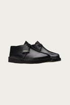 Clarks - Desert Trek - Black Smooth Leather - Canoe Club