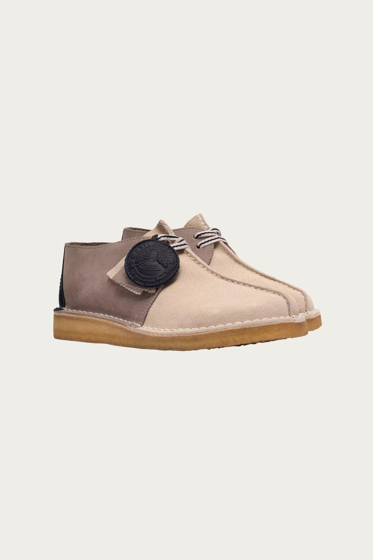 Clarks - Desert Trek - Grey Combi - Canoe Club