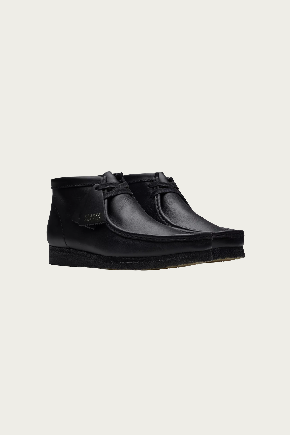 Clarks - Wallabee Boot - Black Leather - Canoe Club
