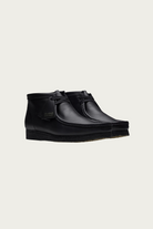 Clarks - Wallabee Boot - Black Leather - Canoe Club
