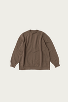 CONFECT - Upcyclino Basic Loop Back Jersey Sweat Shirt - Mocha - Canoe Club