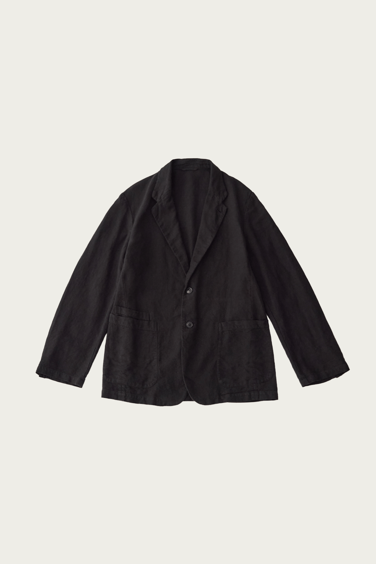 CONFECT - Brushed Linen Jacket - Black - Canoe Club