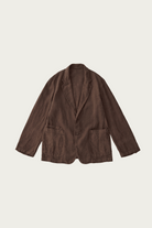 CONFECT - Brushed Linen Jacket - Brown - Canoe Club